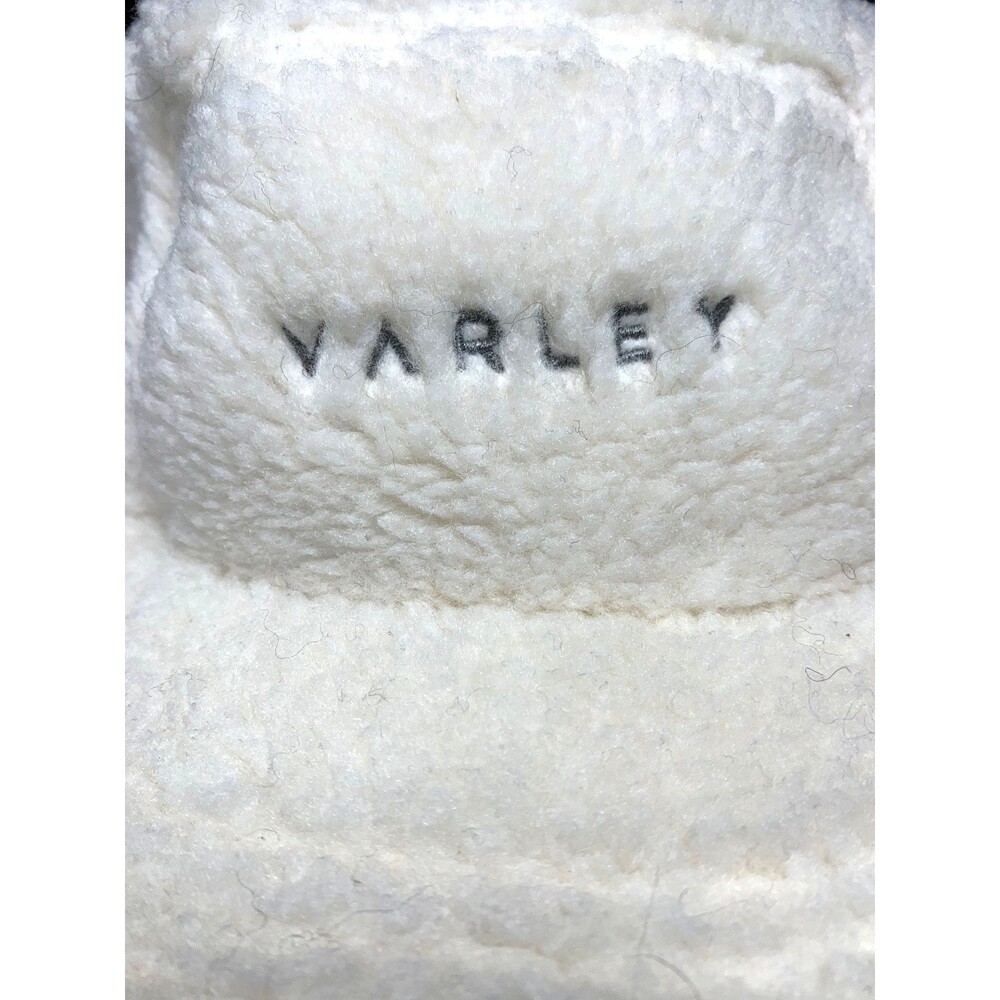 Varley Soft White Sherpa Baseball Cap Sonia Wool Blend Embroidered Logo Hat - Picture 6 of 6